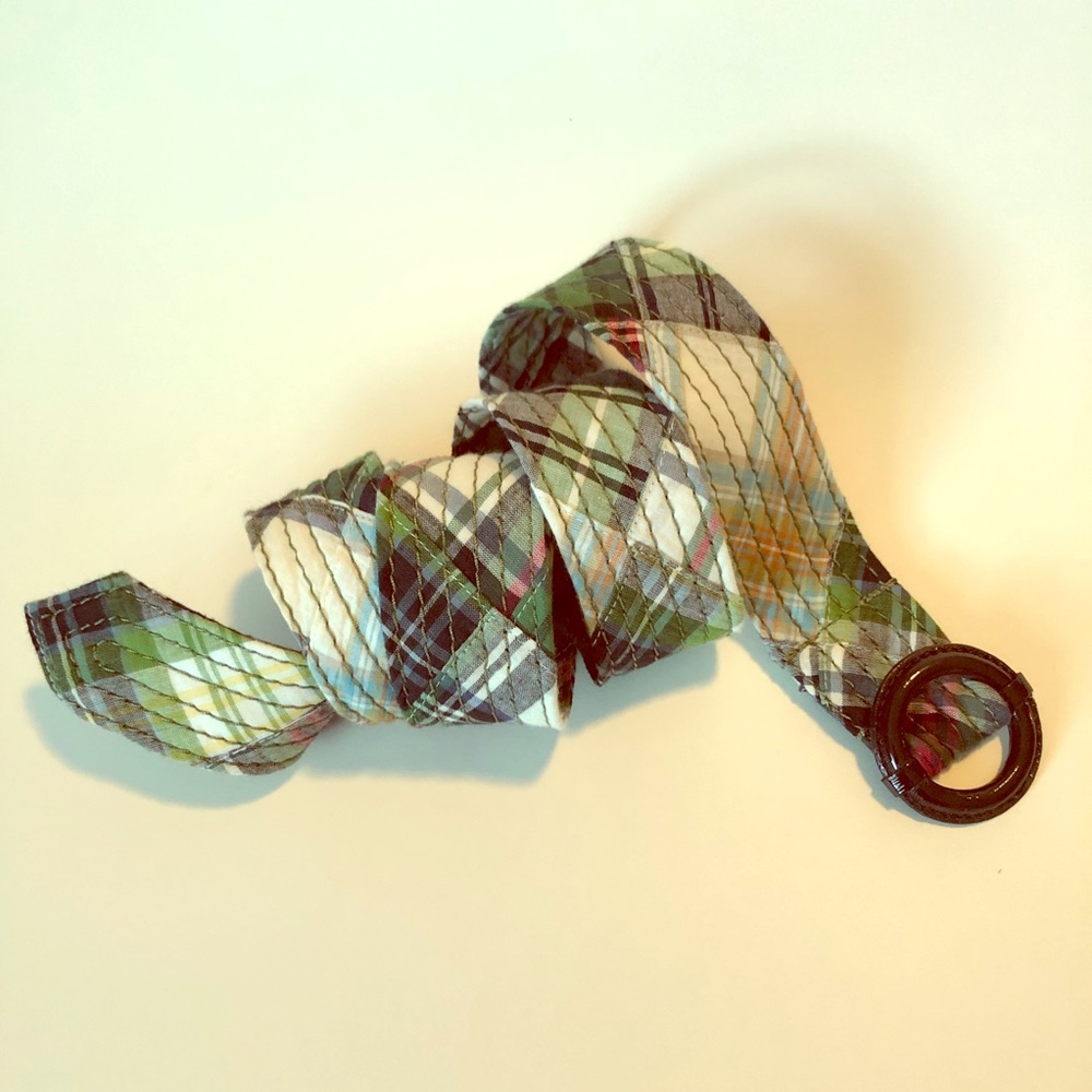 J. Crew Madras Cotton Belt